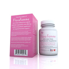 FLORAFEMME female health flora balance illustration shows internal harmony