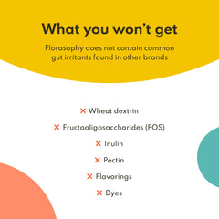 Florasophy Daily Fix powder dissolving in water for easy daily use.
