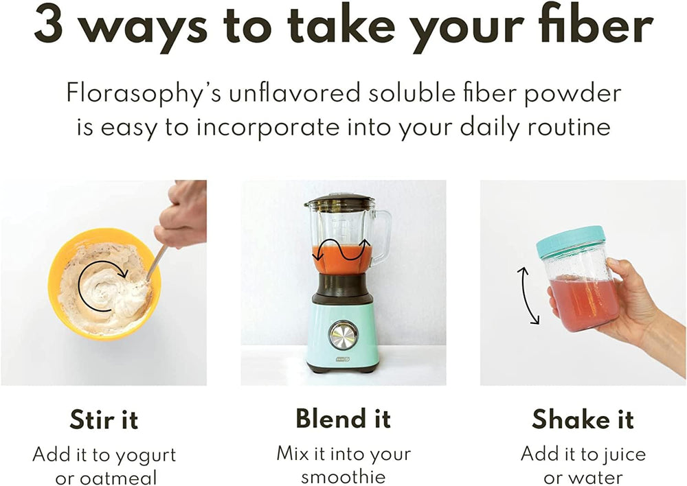 Florasophy Firm Up packaging box communicates gluten-free and SIBO-friendly features.