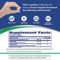 Florastor ginger fennel peppermint botanicals bottle focus