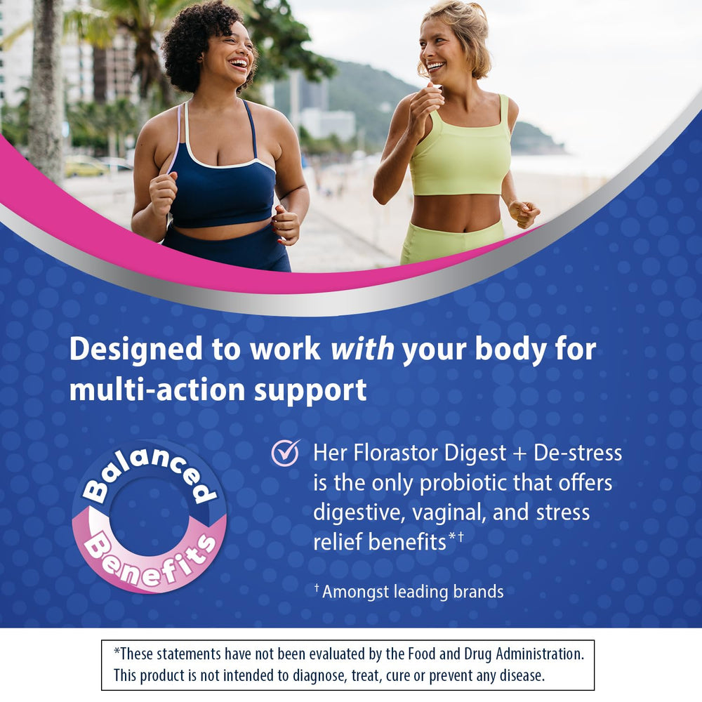 Florastor mind-body wellness L-theanine capsule close-up for calm focus.