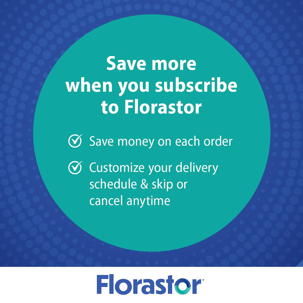 Travel-friendly Florastor Select Pro+ pack suitable for on-the-go use