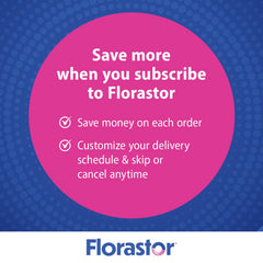 Happy, relaxed person with Florastor illustrating overall wellbeing and multi-action benefits.