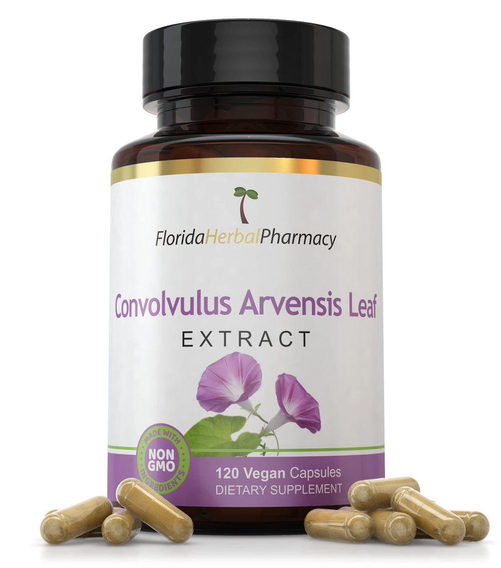 Florida Herbal Pharmacy Convolvulus arvensis leaf extract capsules for daily wellness support.