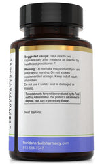 Florida Herbal Pharmacy Lreuteri capsules close-up emphasizing easy daily dosing