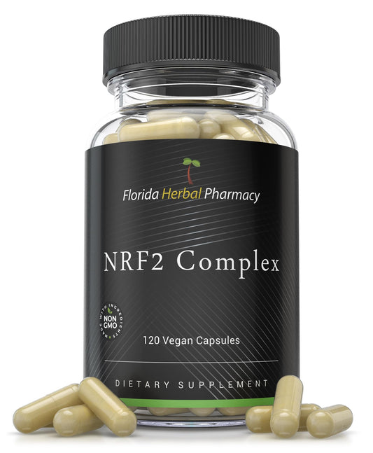 Florida Herbal Pharmacy NRF2 Complex bottle for daily wellness support