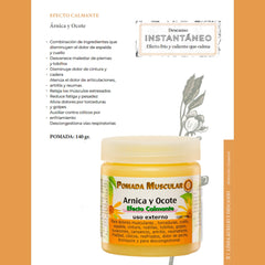 Back area treated with Florigan Arnica-Ocote for comfortable post-workout recovery.