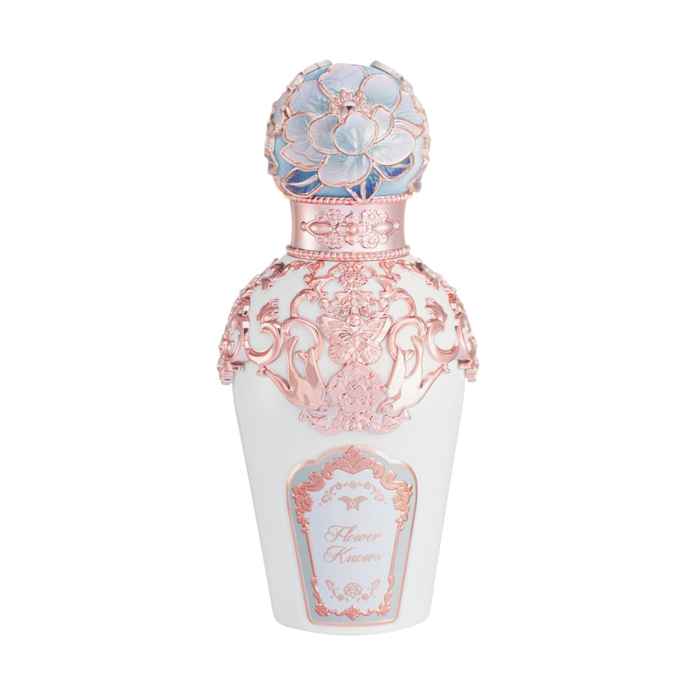 Flower Knows Butterfly Cloud Collar bottle with jade glow, statement fragrance for special occasions