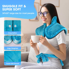 Large wearable heat pad offering full coverage by FluffyWarmth
