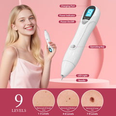 Flyles CTS-15 skin tag removal application demonstrates safe, easy home care.