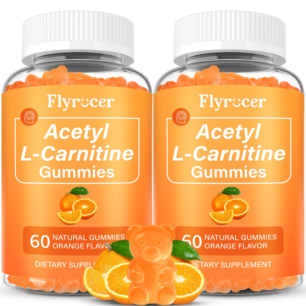 Flyrocer Acetyl L-Carnitine gummies bottle for an energy-friendly daily routine.