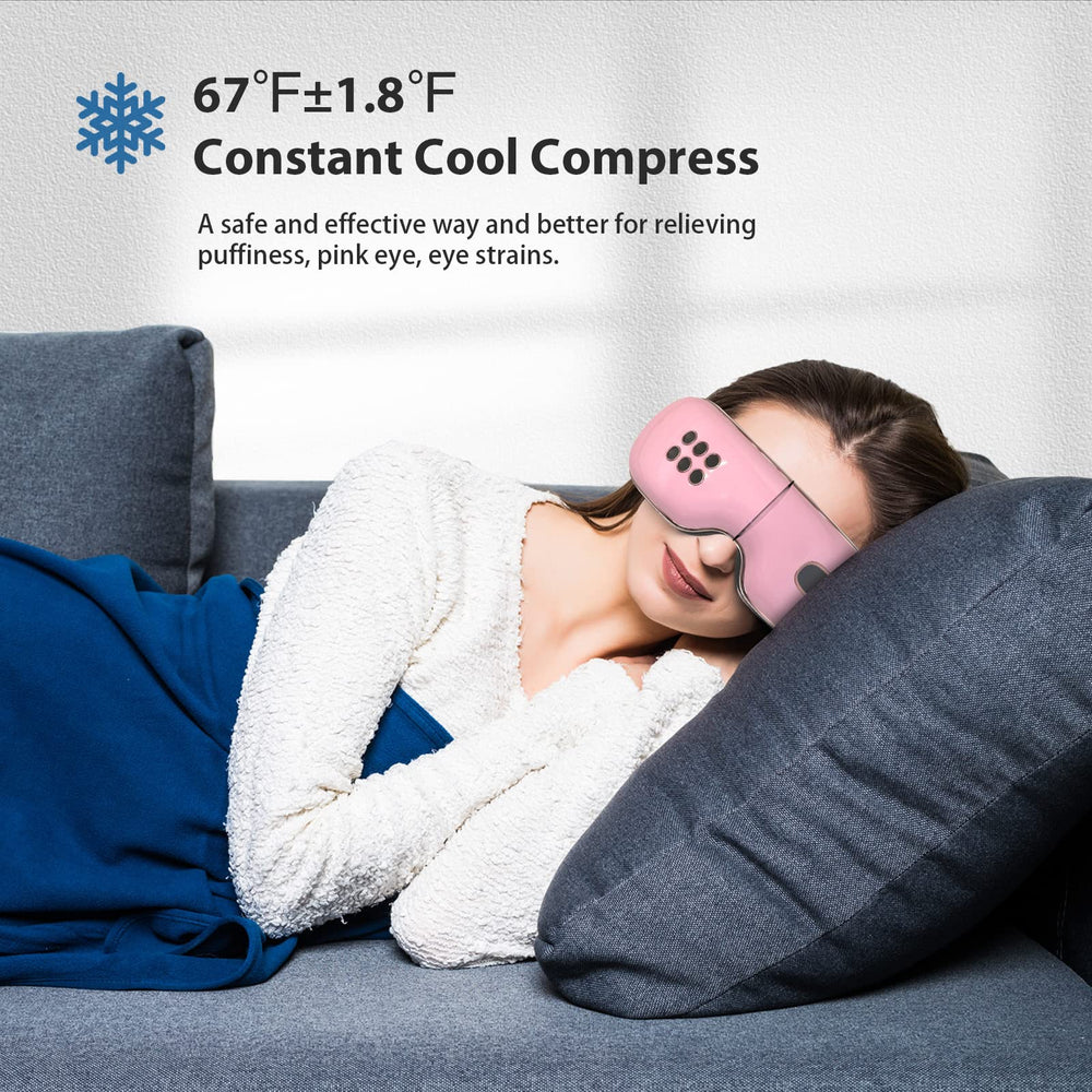 Fmlave eye massager heat function for quick warmth and comfort