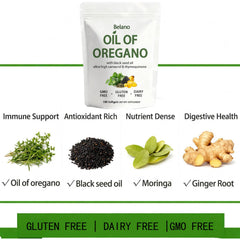 Label emphasizes non-GMO and allergen-free attributes on the box.