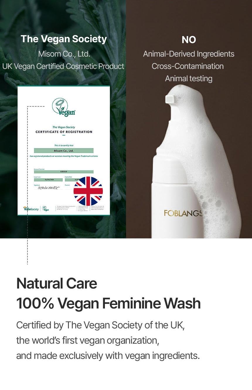 Foblangshi-quinoa-ingredient emphasizes organic content in a gentle cleanser.