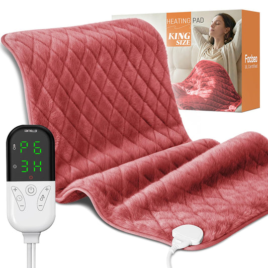 Focbeo electric heating pad targets back heat for fast muscle relief