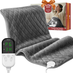 Focbeo king-size electric heating pad covers back and torso with even warmth