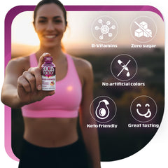 Focus Factor Focus + Energy Shot Tropical Punch cap detail.