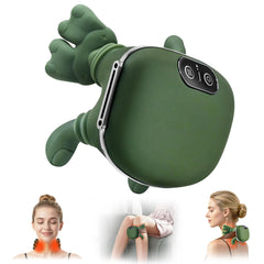 FODACEL neck massager with fingers arc design soothing neck tension.