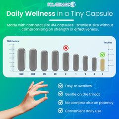 Folate Maxx pill-taking scene showing routine use and consistency.