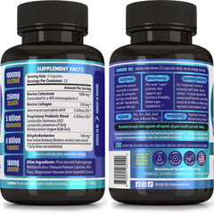 FOLONA product label close-up highlighting berberine and probiotic blend.