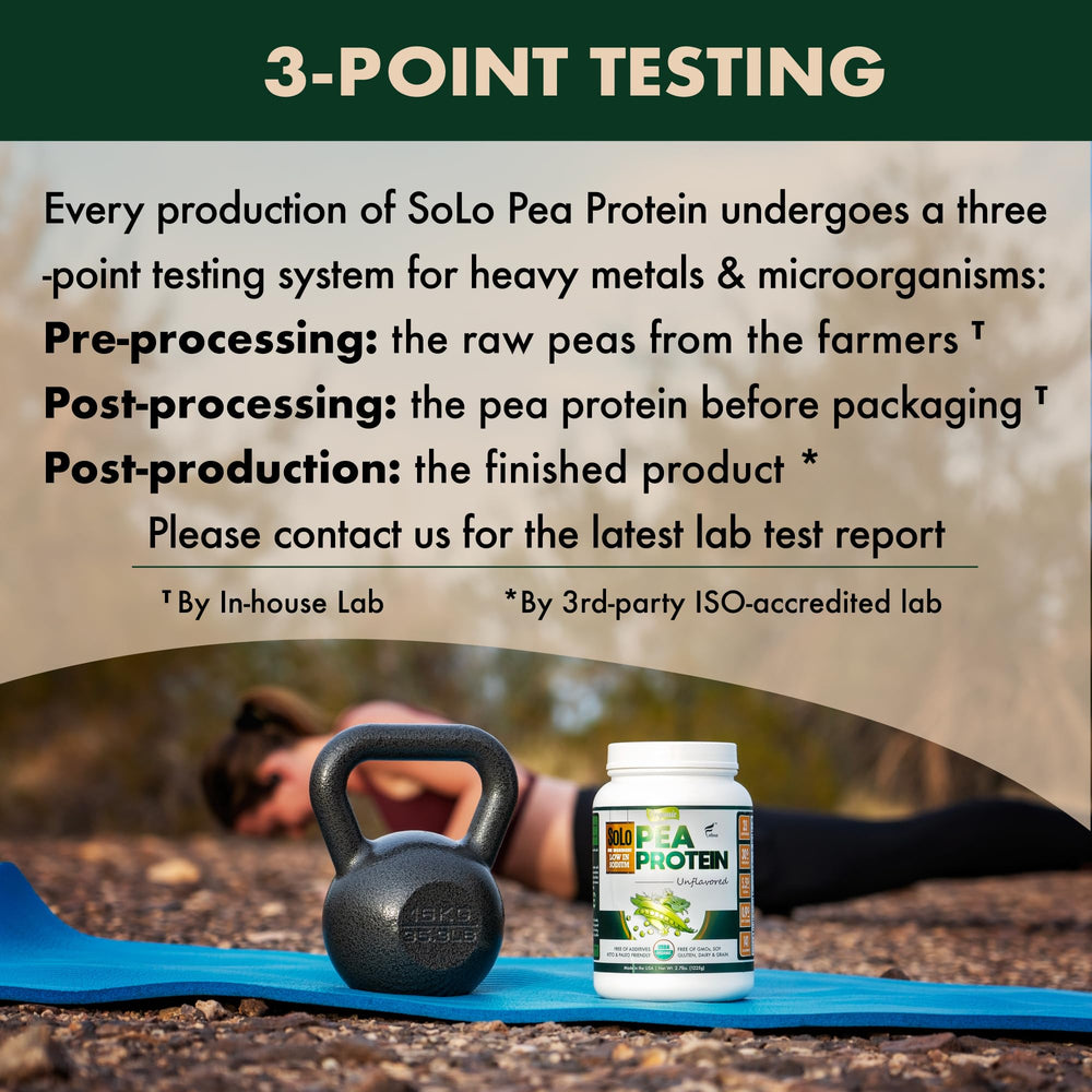 FOLONA SOLO Organic Pea Protein Isolate mixer blending shakes.