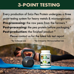 FOLONA SOLO Organic Pea Protein Isolate mixer blending shakes.