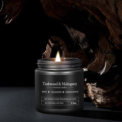 FOMICO Lavender Lilac candle creates a calming ambiance for evenings and baths.