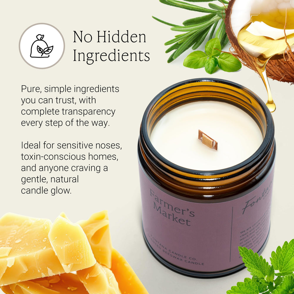 Fontana Candle Co coconut oil and essential oils deliver pure notes