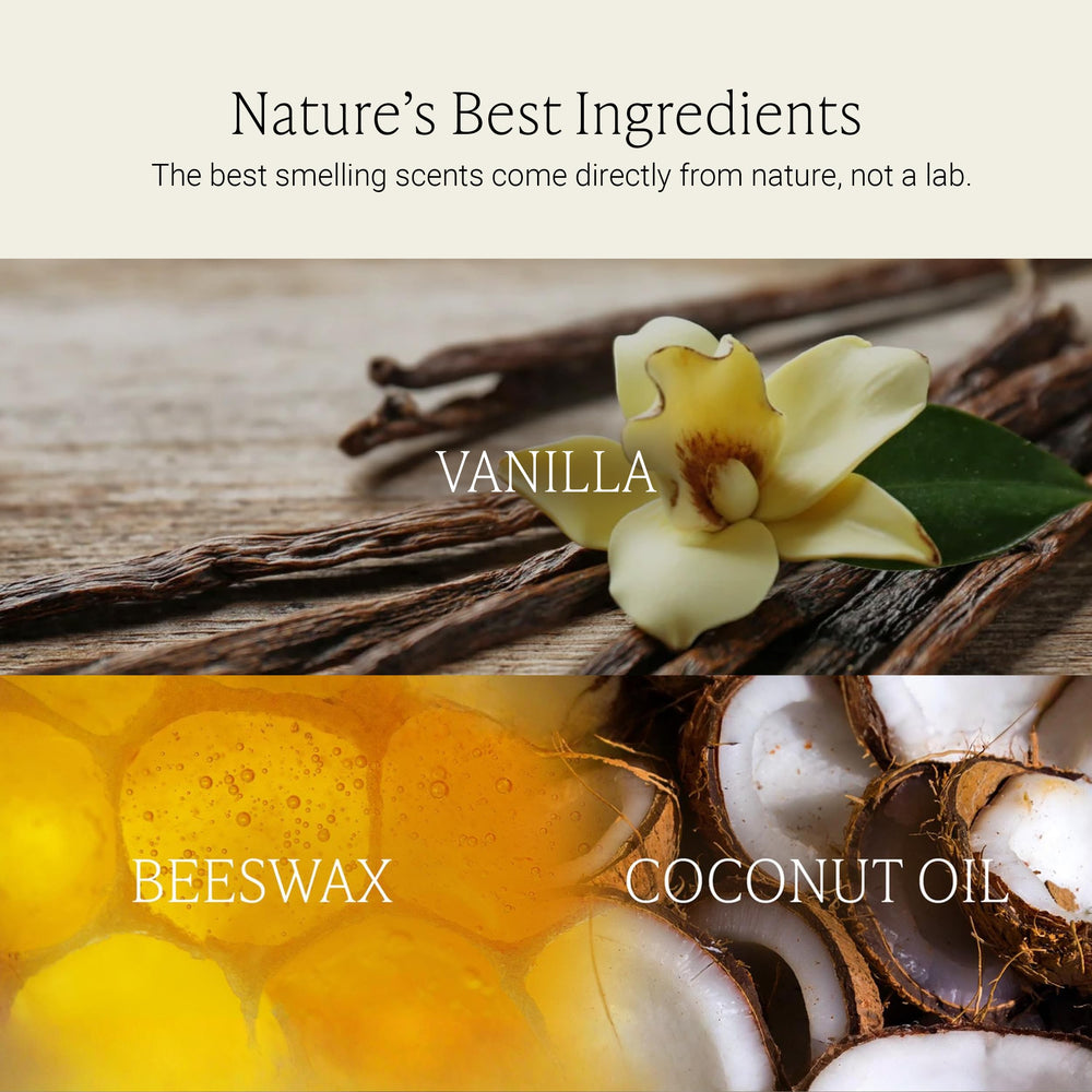 Fontana Candle Co long-lasting beeswax candle with gentle aroma.