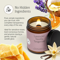 Fontana Candle Co pure essential oils deliver lavender, vanilla, and citrus notes