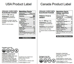 Food to Live cordyceps powder bulk packaging—great value for frequent experimentation.