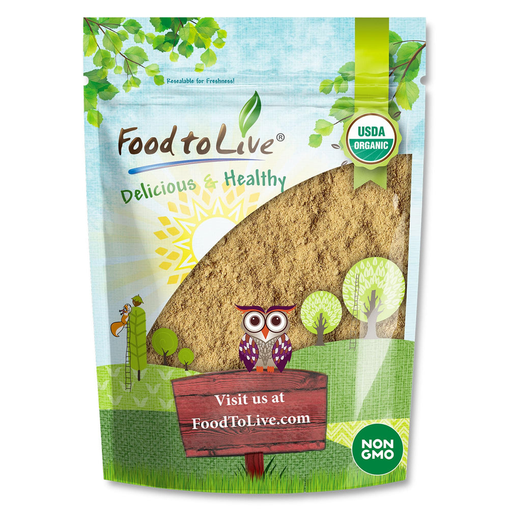 Food to Live Triphala powder 5lb bulk bag; great for smoothies and tea.