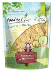 Food to Live Yellow Maca Powder bottle showing convenient packaging for daily nutrition