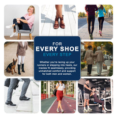 Footlogics forefoot padding adds extra shock absorption