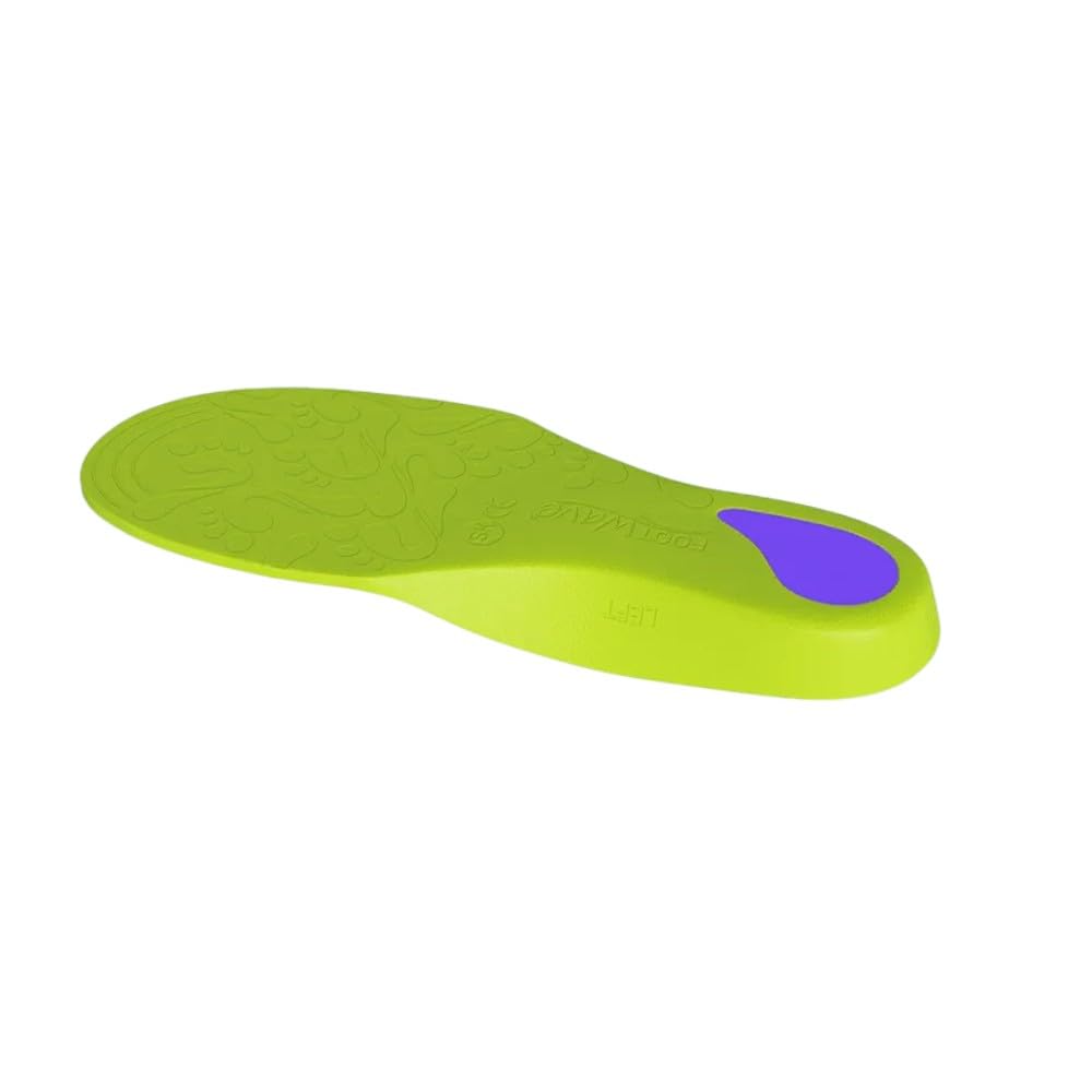 FootWave Kiddo insoles arch-support design supports growing feet