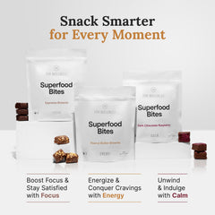For Wellness Focus Bites adults snack shot for mindful, on-the-go energy