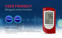 FORA Pro Voice V9 alternate-site testing feature reduces finger pain
