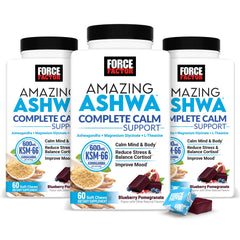 Force Factor Amazing Ashwa Complete Calm Support bottle for daily calm