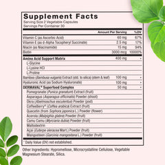 Force Factor antioxidants C and E help fight environmental stress on skin.