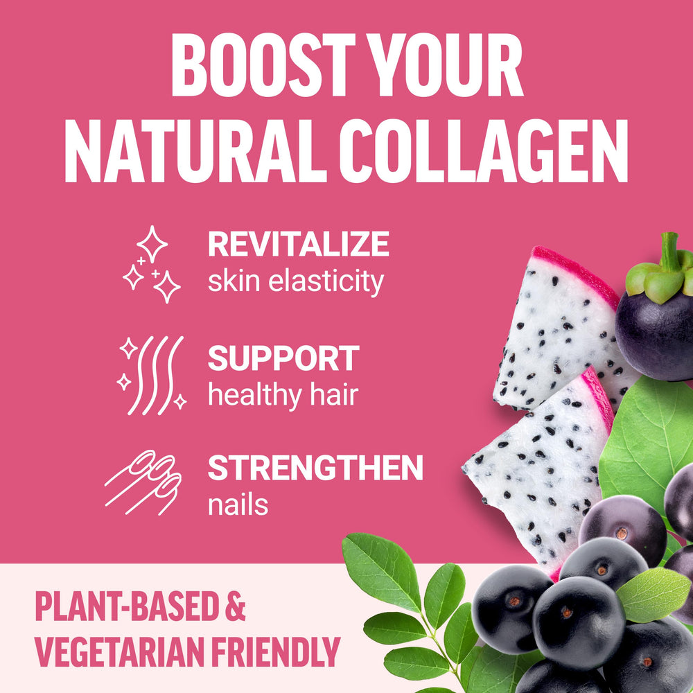 Force Factor Collagen Boosting Superfoods capsules close-up for daily use.