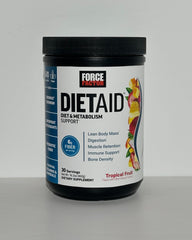 Force Factor Diet Aid label highlights ingredients and Chromax chromium content.