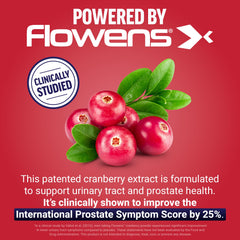 Flowens cranberry extract image symbolizing urinary function support.