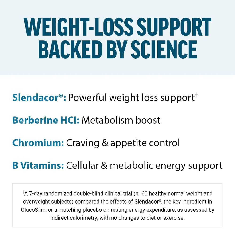 Force Factor GlucoSlim ingredients pack highlights berberine and metabolism support compounds