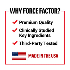 Force Factor Prostate Ultimate bottle in hand for daily use