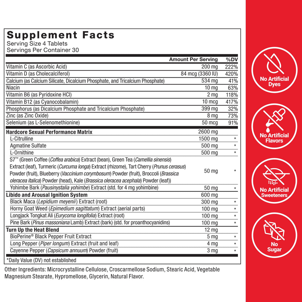 Force Factor Score Hardcore L-citrulline ingredient close-up