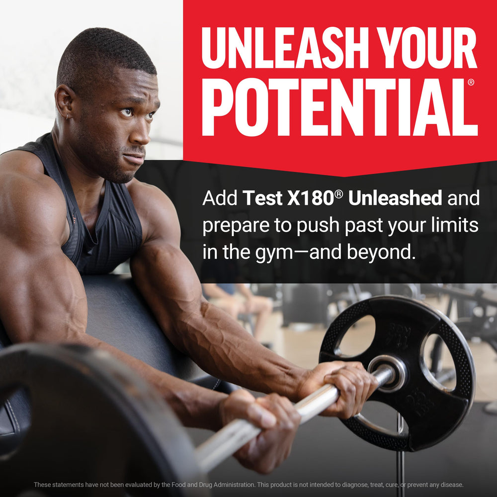 Force Factor Test X180 Unleashed elevATP graphic for ATP support
