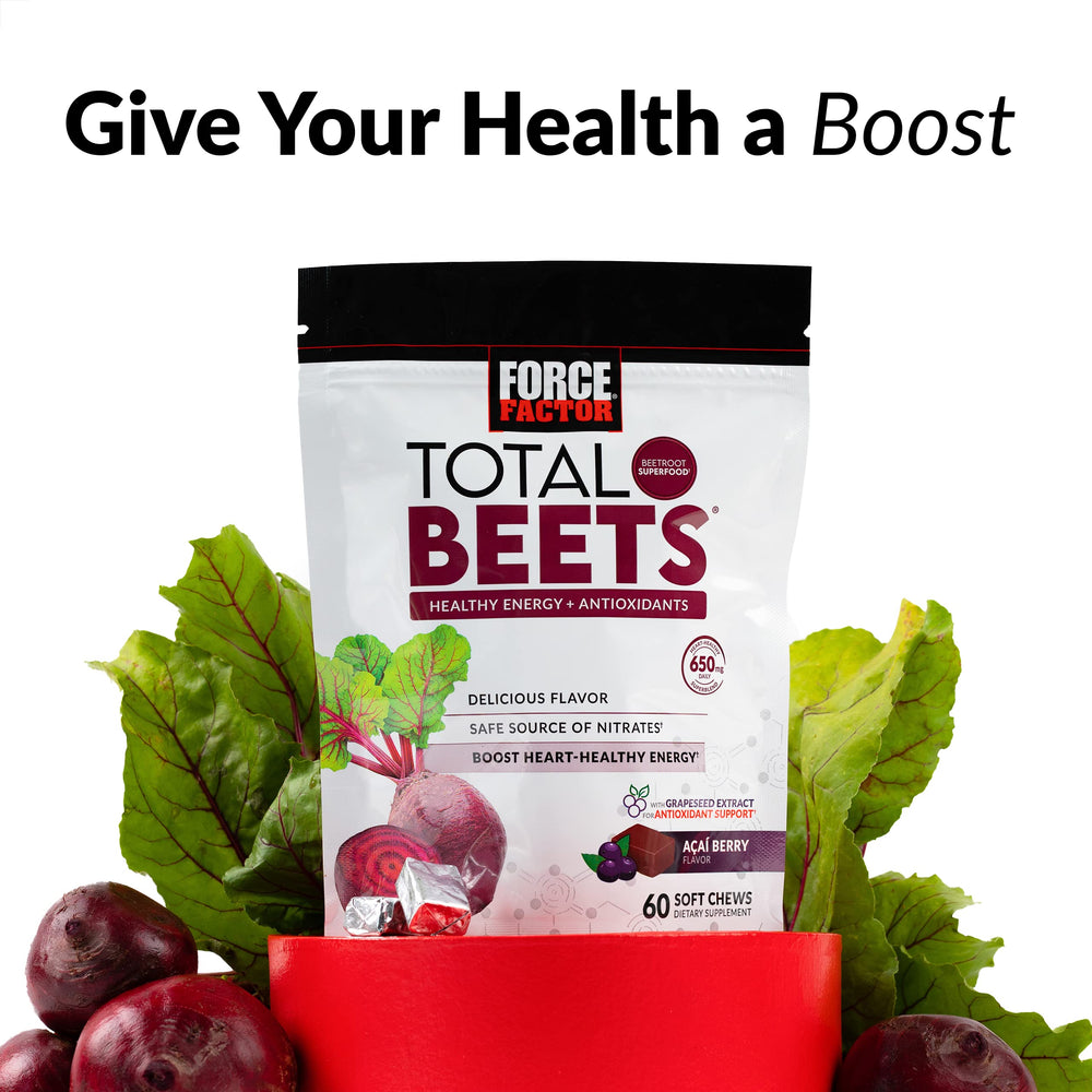 Force Factor Total Beets grapeseed extract antioxidant focus