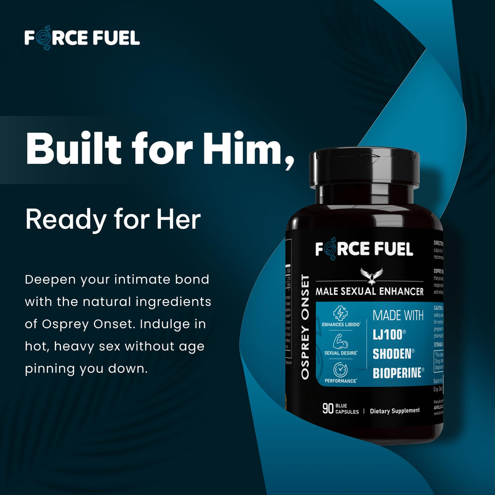 Force Fuel in-use scene with a couple, suggesting relationship confidence and intimacy potential.