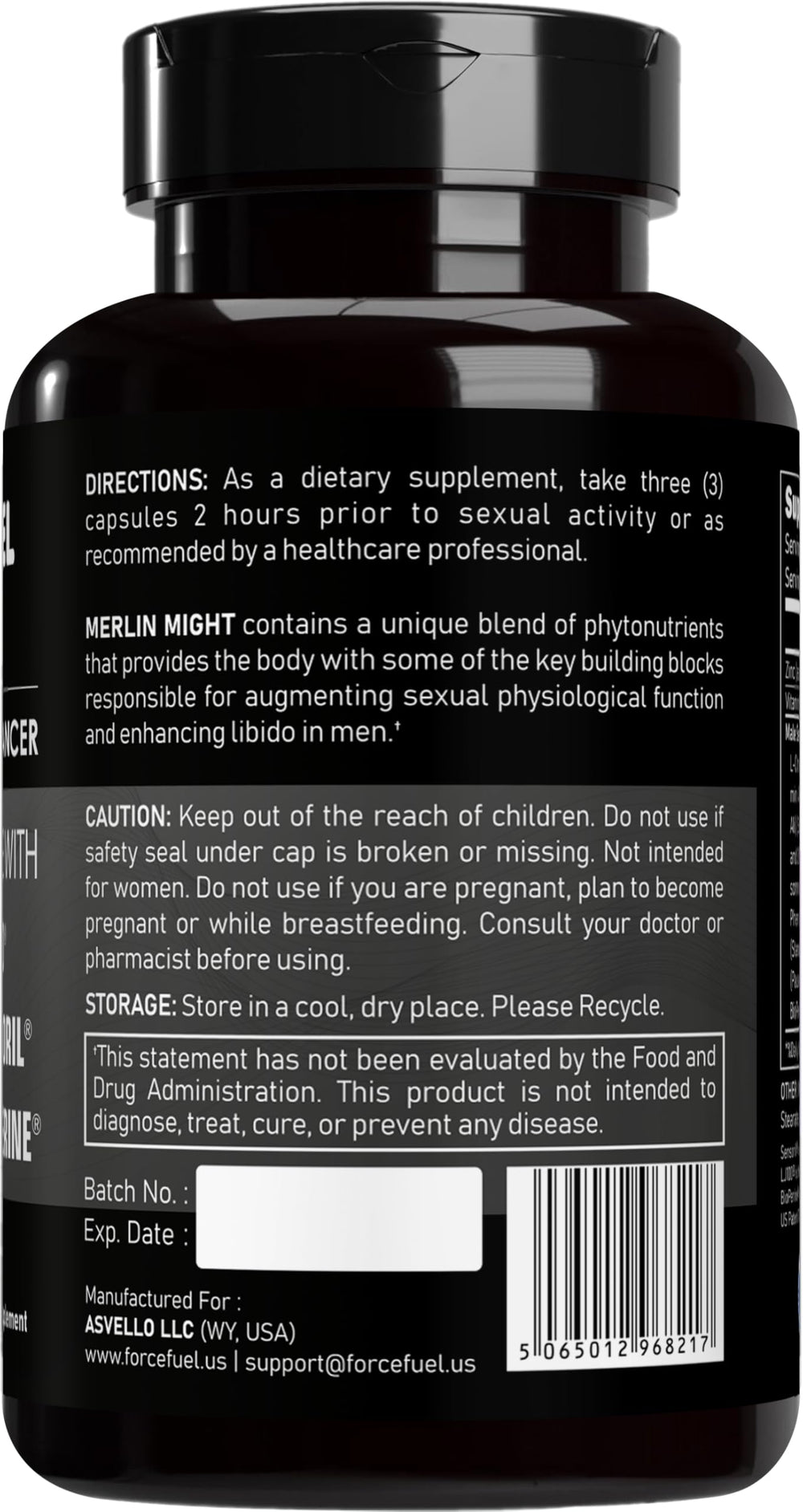 Bottle on nightstand with pills — everyday stamina reminder.