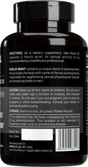 Bottle on nightstand with pills — everyday stamina reminder.